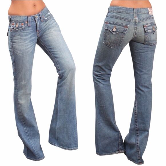 JOEY MID RISE FLARE JEAN SN Flap - size 29 New with tags - Picture 4 of 7